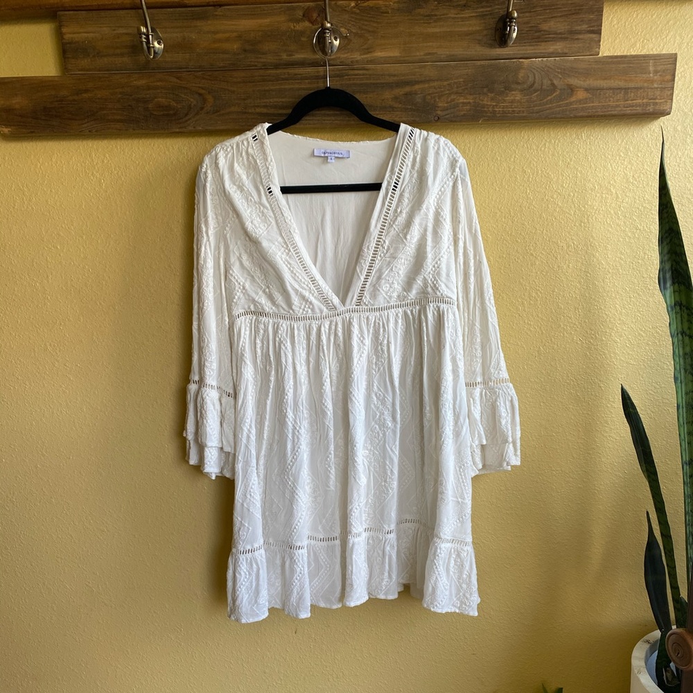 White Boho Dress